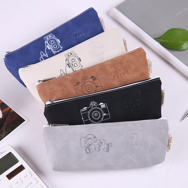 

Pencil Case Pencil Bag Concise style Pencilcase Stationery School Office Pencils Storage supplies Bts Pencil Cases Students Gift
