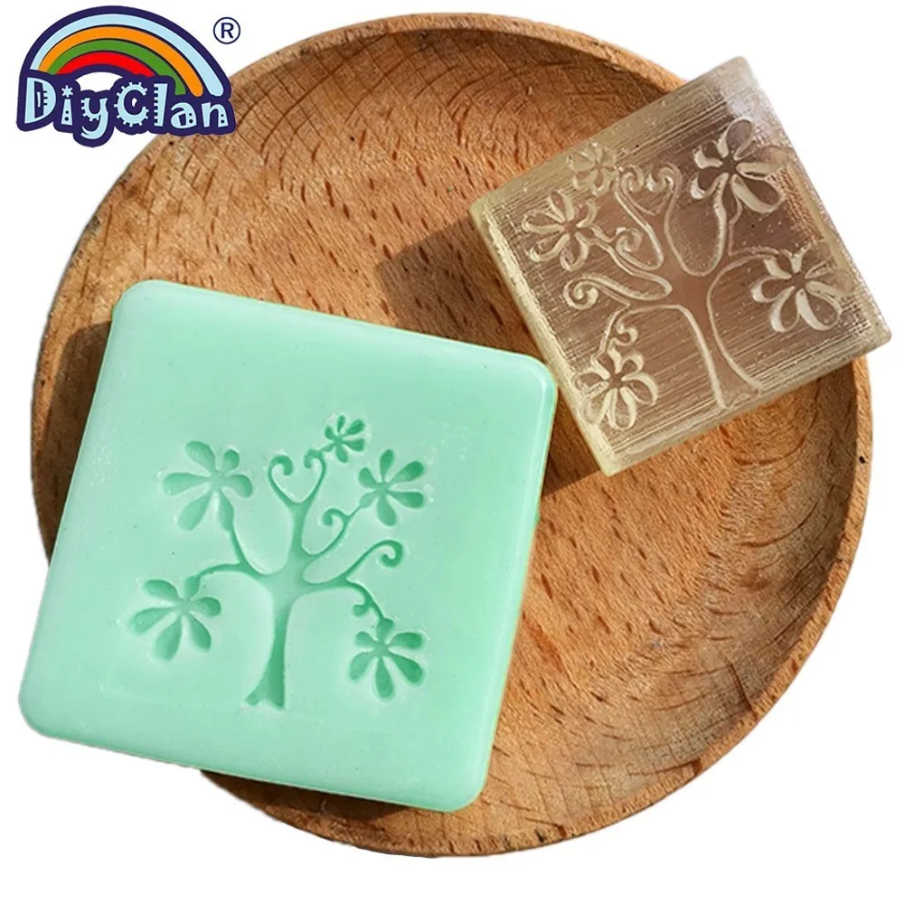 

Tree styles Acrylic DIY resin chapte handmade Resin soap stamp chapter diy patterns Z0055DS