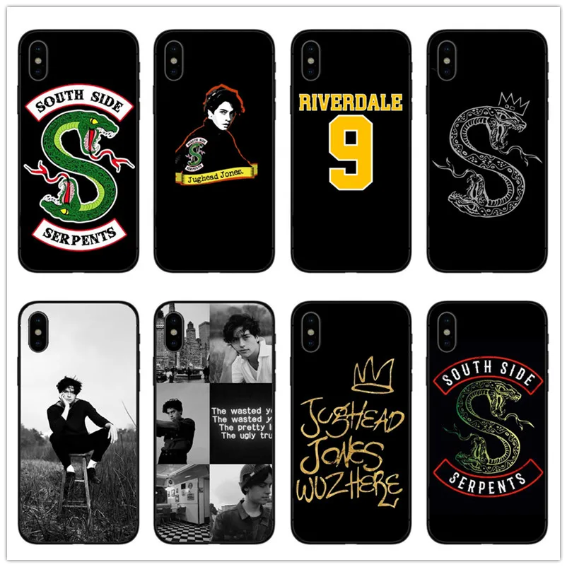 South side Riverdale Jughead Jones Woz black soft silicone