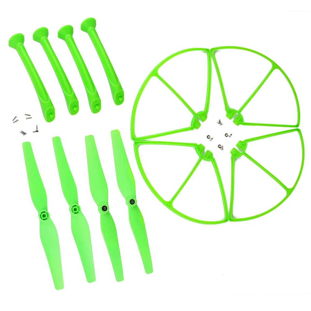 RC Quadcopter Drone Propellers Landing Gear Propeller Protectors Helicopter Replacement Spare Parts Set for Noctilucent X8C RC Quadcopter Drone Propellers Landing Gear Propeller Protectors Helicopter Replacement Spare Parts Set for Noctilucent X8C