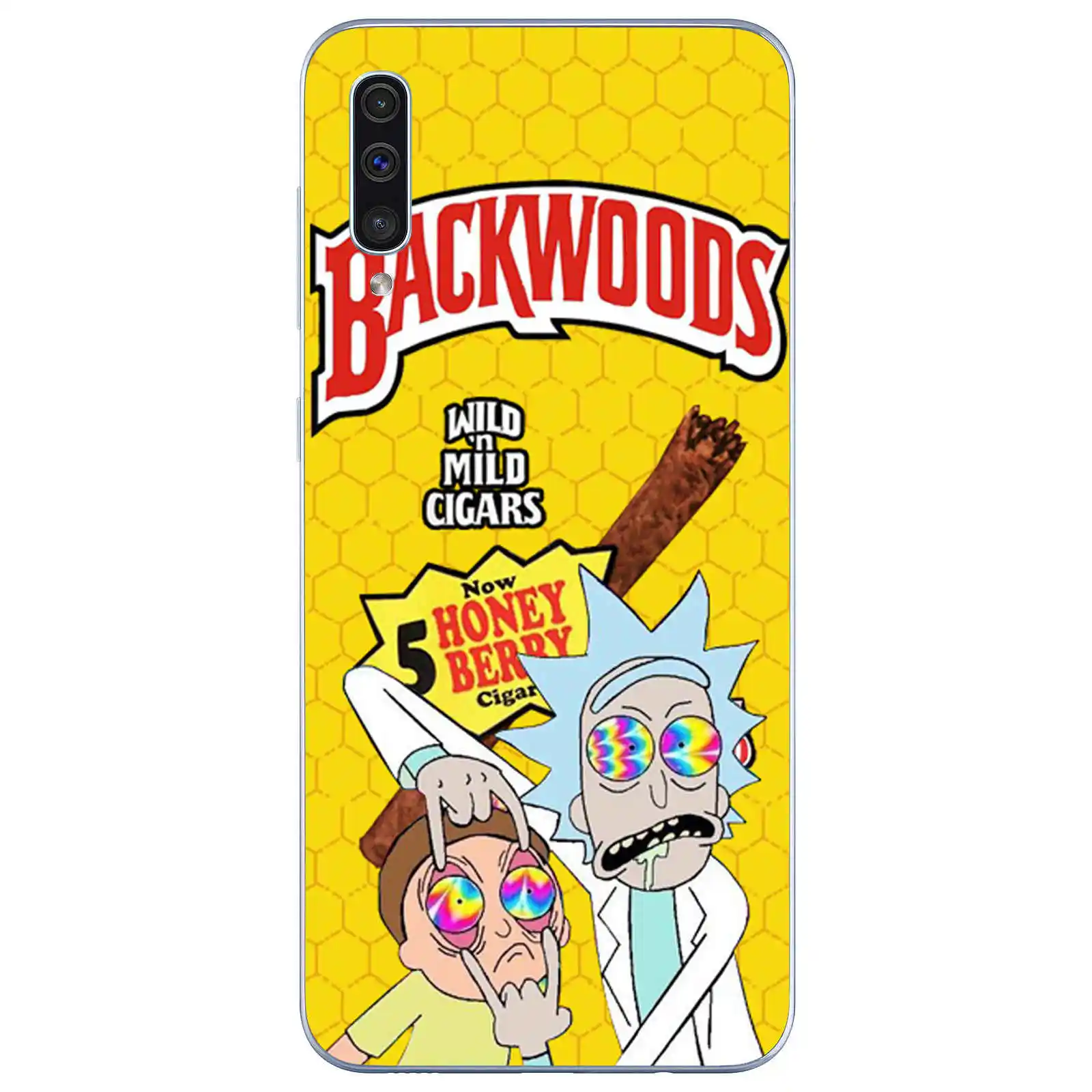 Мягкий силиконовый чехол для телефона rick and morty backwoods из ТПУ для Samsung Galaxy S6 S7 Edge S8 S9 S10 Plus S10E Note8 Note9