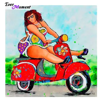 

diy 5d diamond painting mosaic square rhinestones cross stitch diamond lady plump woman diamond embroidery for handmade ASF570