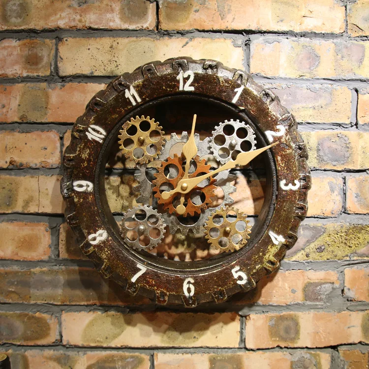 industrial wall clock canada clocks melbourne digital new retro font tire industrial wall clock canada clocks melbourne digital new retro font tire