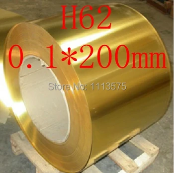 

0.1*200mm H62 brass strip tape foil plate sheet roll