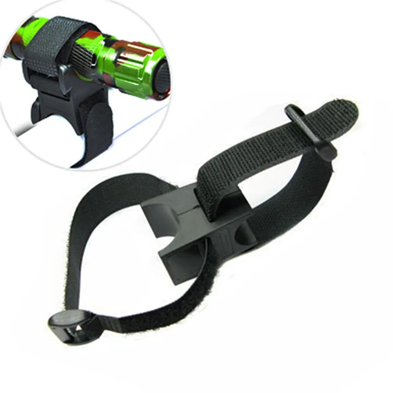 Universal Velcro Bicycle Light Stand Bike Light Holder Easy to install and Secure Ultra light Durable Headlight Bracket #2N21 (4)