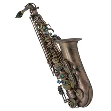 Профессиональный бренд инструменты Китай WES- альт саксофон E плоский Уникальный Античная медь латунь Sax Eb Tune Saxofone