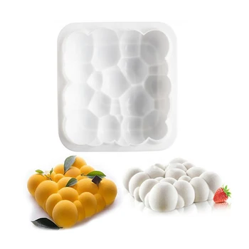 

3D Silicone Cloud Shaped Mold Chocolate Pastry Art Mould Cake Decorating Baking Tools