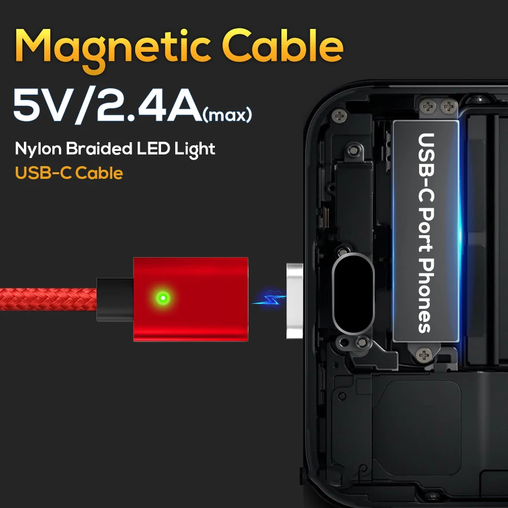 Магнитное зарядное устройство RGLM Micro USB кабель для Xiaomi Huawei Android мобильный телефон