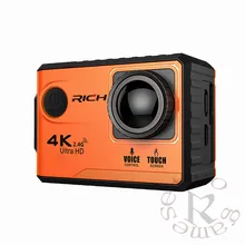 DHL Спортивная Экшн-камера 4K Ultra HD с сенсорным экраном/голосовым управлением/пультом дистанционного управления/2,4 ГГц WiFi бесплатное приложение/gps позиционирование