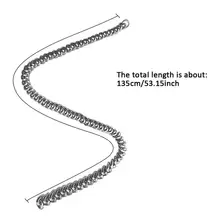 Горячее предложение, Открытый браслет из нержавеющей стали для самозащиты 304, двойной ребристый стальной браслет, цепочка для фитнеса, хлыст, ожерелье, поясная цепь