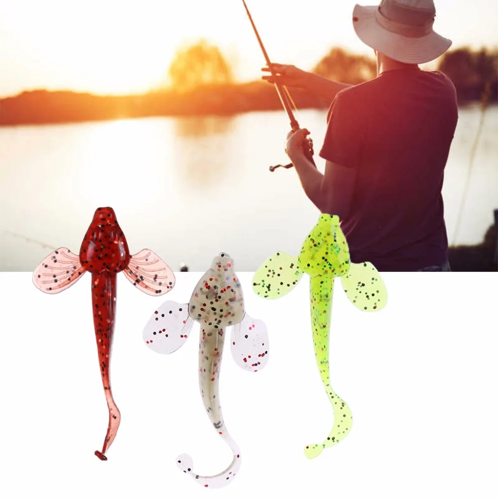 

6 Pcs/Set Fishing Bait Soft Lure Artificial Fins 10cm5.5g Wobblers Accessories