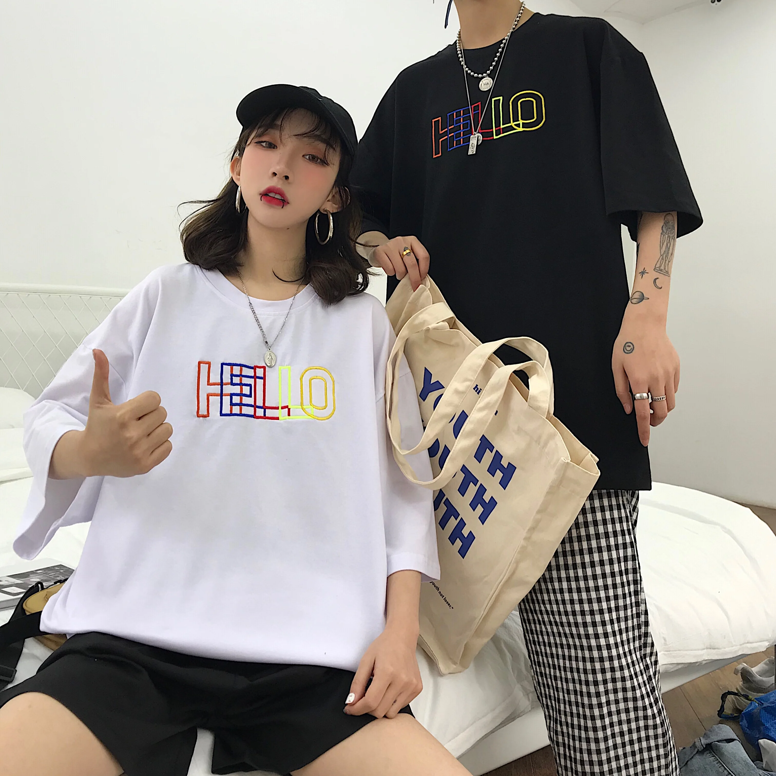 

Cheap wholesale 2019 new Spring Summer AutumnHot selling women's fashion casual t shirt lady beautiful nice Tops MC236