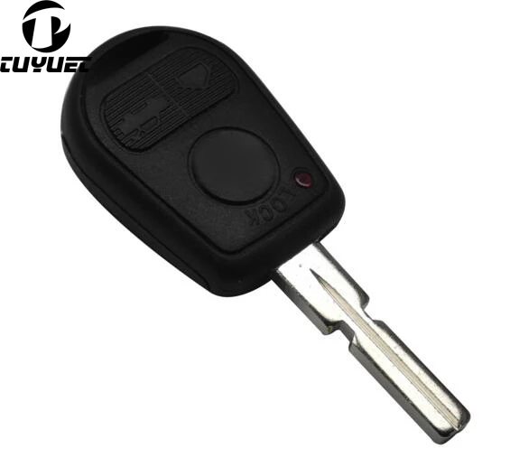 

5PCS 3 Button Uncut Remote Key Shell Case FOB for BMW 3 5 7 Series Z3 E46 E39 E38 740iL 740i 323i 528i 540i 318i 535i 525i 530i