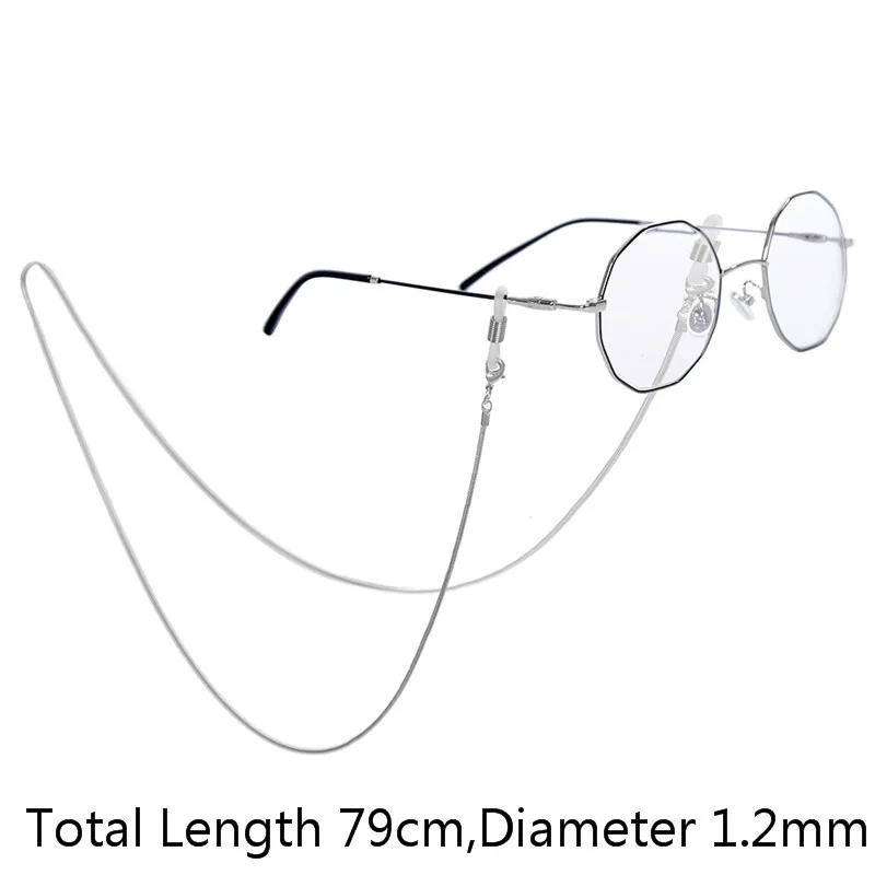 20 видов стилей, ремешок для очков, очки для чтения, подвесная цепочка, модные солнцезащитные очки, держатель для очков, шейный шнур, очки, металлическая цепочка - Цвет: 0082C