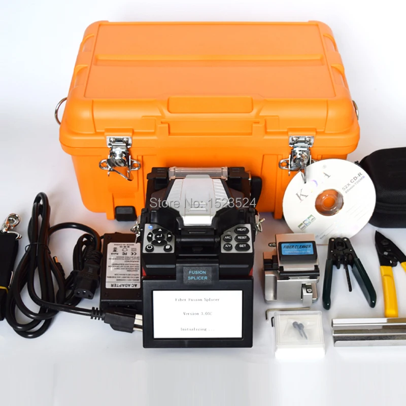 

Free Shipping Multilanguage Multifunction FTTH Fiber Optic Splicing Machine Fusion Splicer