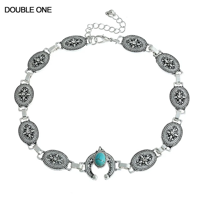 Fashion Moon Pattern Gem Collares Choker Maxi Necklace Statement Fine Jewelry for Women | Украшения и аксессуары