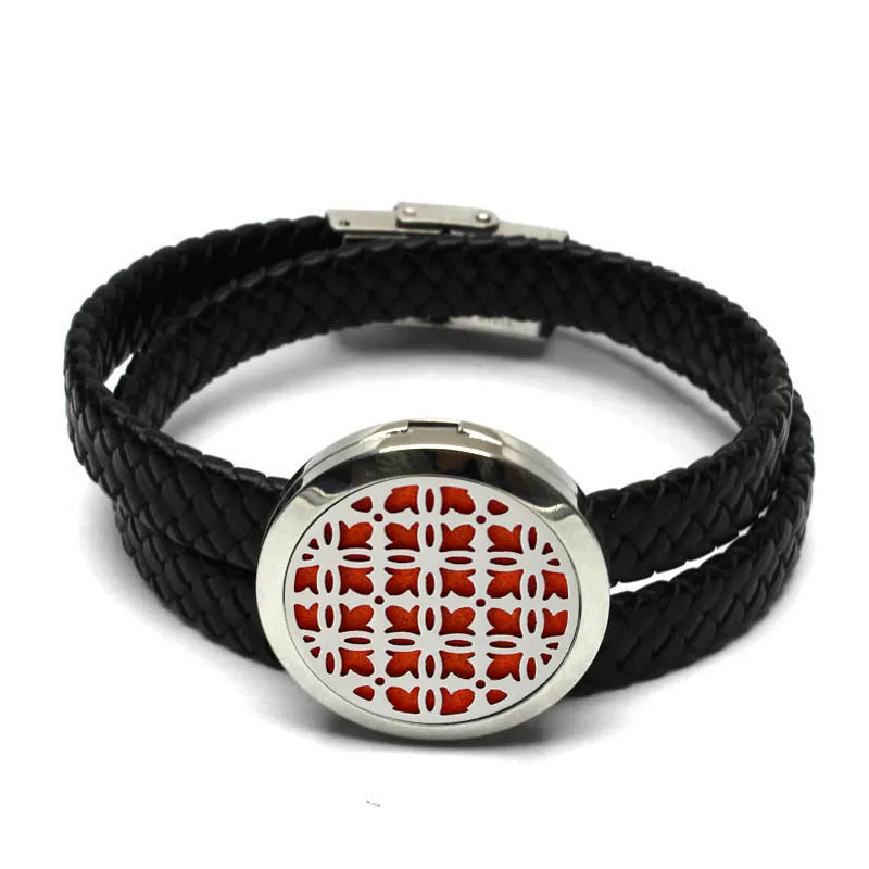 Fashion Hollow 30MM Fashion Aromatherapy Diffuser Bracelet Stainless