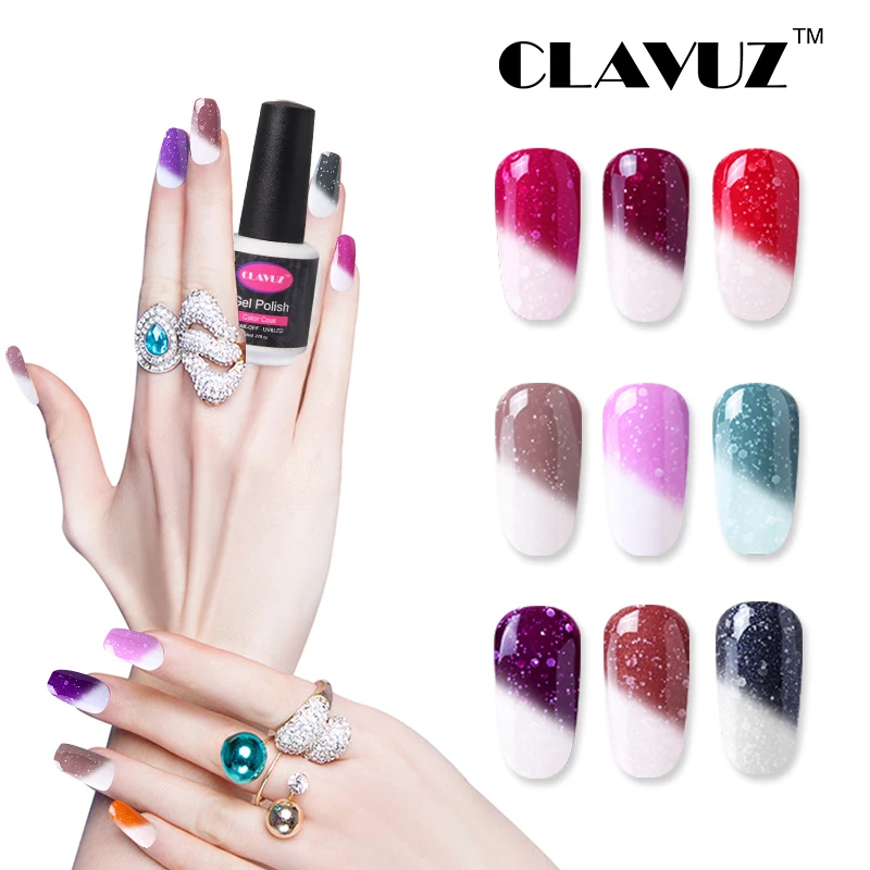 CLAVUZ полу постоянный цвет изменение лака Lucky эмаль лето новая тепловая