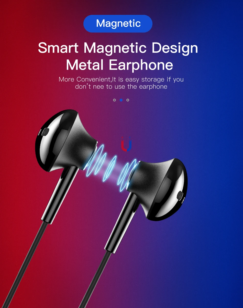 !ACCEZZ 2 in 1 Type C Magnetic Earphone For Xiaomi Samsung Huawei P30 P20 Smart Phone Charger Listening In-Ear Earphones Adapter (3)