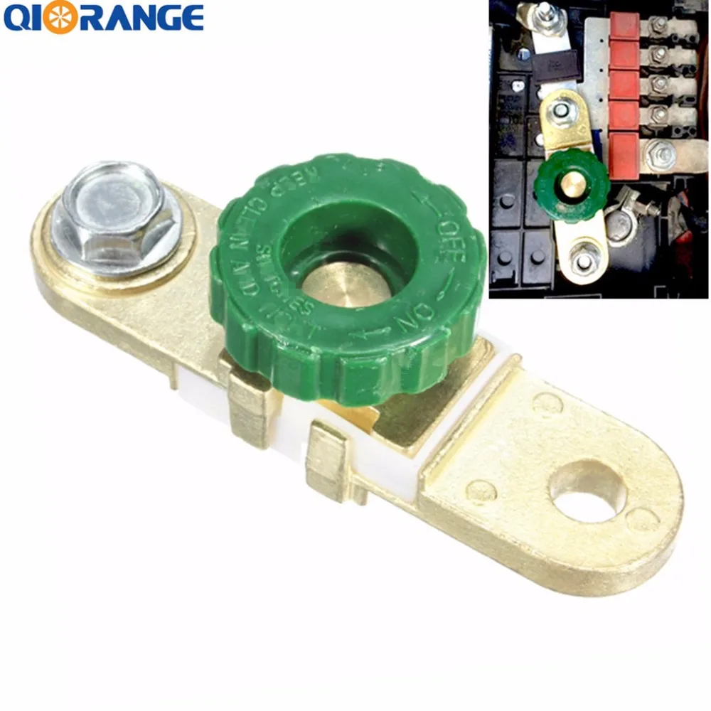 QIORANGE Battery Terminal Link Quick Cut off Switch Rotary Disconnect