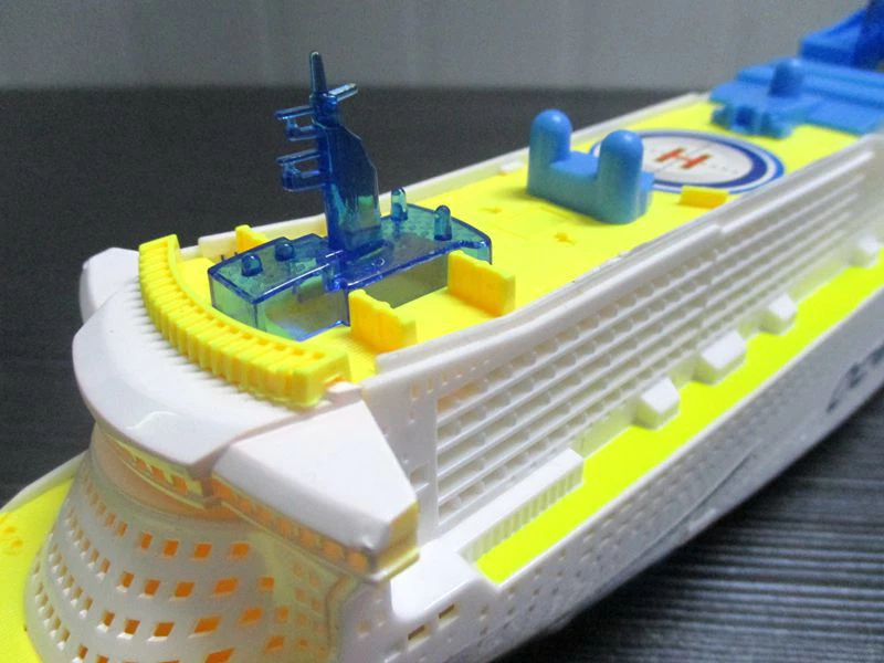 Моделирование роскошного круизного корабля игрушечная лодка модель автоматический рулевой музыкальный светильник детская лодка игрушка подарок на день рождения светящийся океанский лайнер