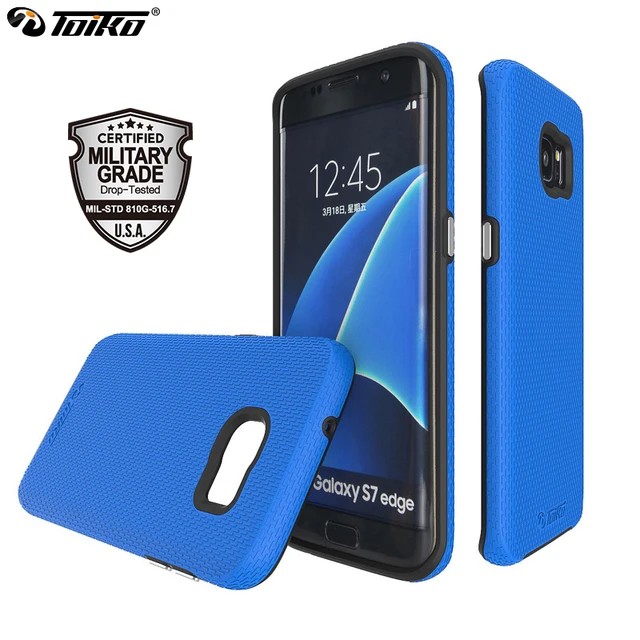 US $6.88 TOIKO X Guard Mobile Cases for Samsung Galaxy S7 Edge Back Covers Shockproof Dual Layer PC TPU Bump