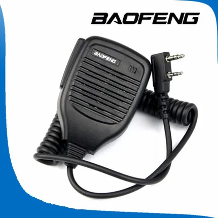 

Baofeng PTT Speaker Mic for Kenwood BAOFENG UV-5R TYT Retevis H777 Walkie Talkie Ham Radio Hf Transceiver
