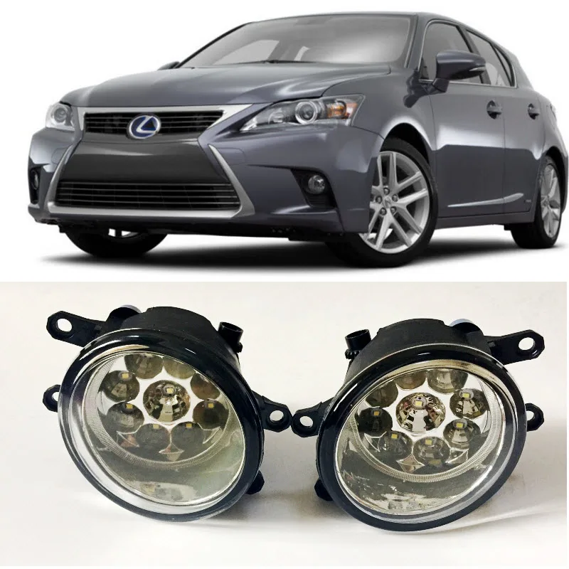 For Lexus CT 200h CT200h 2011 2017 9 Pieces Leds Fog Lights H8 H11 12V