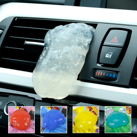 

DWCX Yellow Magic Car Vent Air Outlet Storage Box Panel Door Handle Dust Glue Cleaner Tool For Audi Q5 BMW F10 VW Kia Rio Toyota