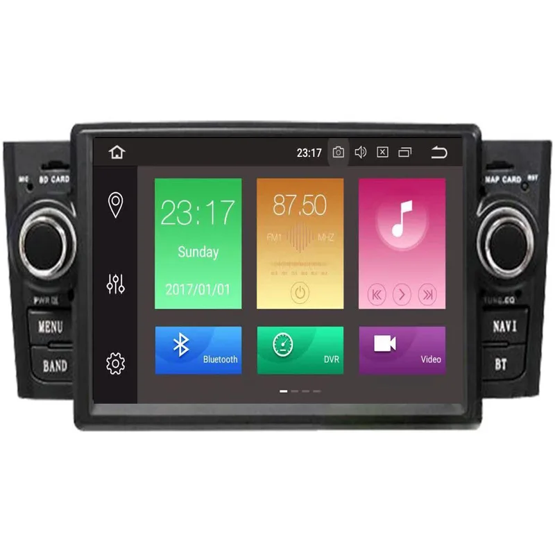 Best DSP IPS Android 9.0 Ram 4G/2G CAR GPS For Fiat Grande Punto Linea 2007-2012 dvd player radio navigation multimedia recorder 1