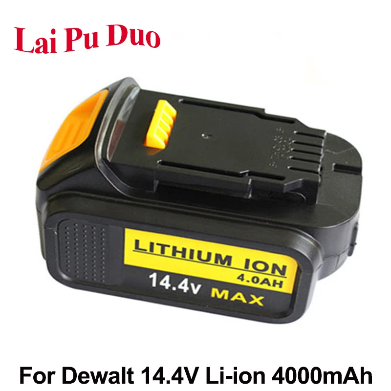 

14.4V 4.0Ah Li-Ion Power Tool Replacement Battery For Dewalt DCB140 DCB141-XJ