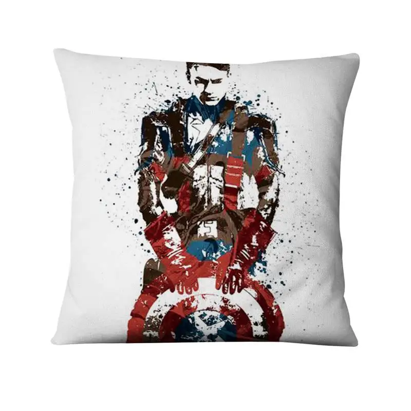 Мститель Лига Marvel супергерой напечатаны Декоративные Чехлы для подушек украшение для домашних подушек диван диванные подушки 45*45 см - Цвет: 3