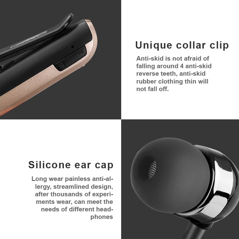 FineBlue F plus мини беспроводная bluetooth гарнитура с вибрационным зажимом спортивные