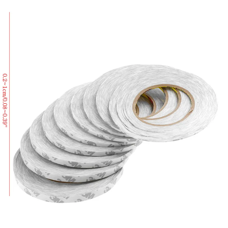 

50M 2mm-10mm Strong Double Sided Adhesive Tape Sticky for Cellphone Screen LCD #L057# new hot