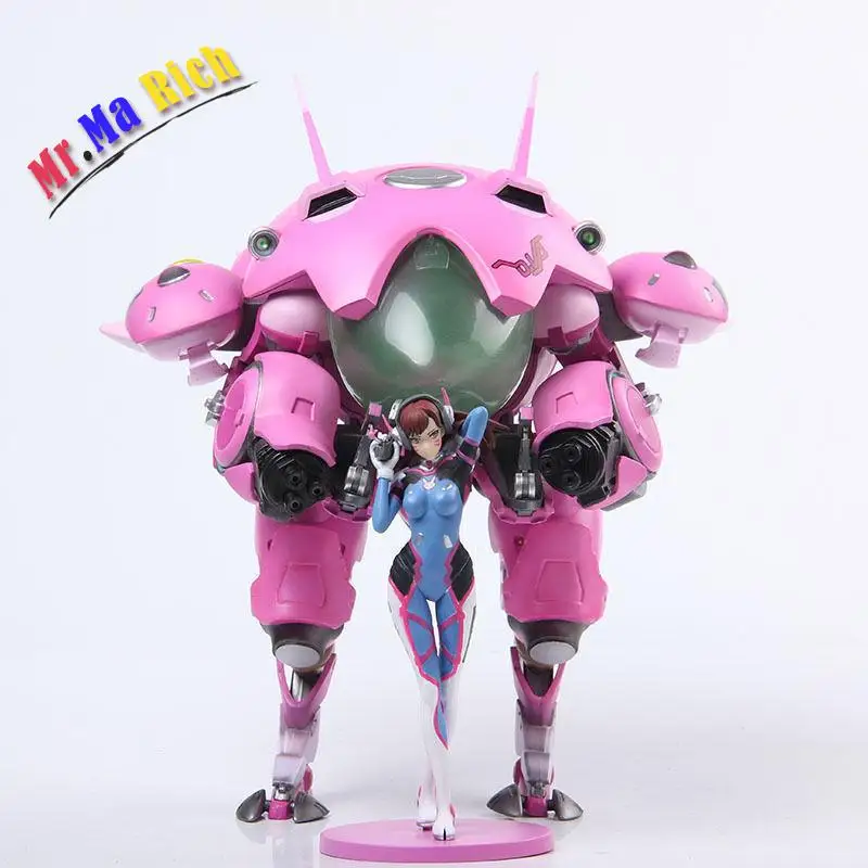 Dva D. va Meka Mecha мобильный костюм ПВХ Фигурка Статуя с Retai игрушка