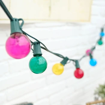 

Thrisdar 7.5M 25PCS Globe Bulbs Outdoor Christmas Fairy String Light Vintage Filament Bulb Patio Garden Backyard Party Light