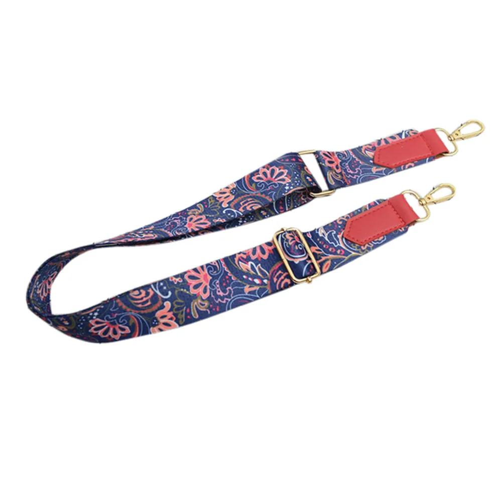 

1PC Women Lady Colorful Cotton Boho Chain Rivet Strap Belt for Shoulder Bag Handbag Women Bags Accessories