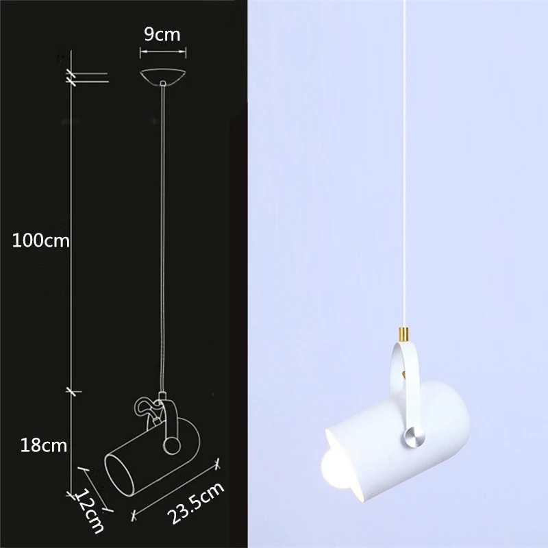 Белый открытый подвесные светильники кухонный островной свет номер бар современный кулон освещение исследование спальня дома подвесной
