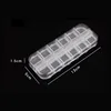 12 Cells Nail Art Decorations Storage Case Empty Container Gems Glitter Beads Rhinestones Storage Box ► Photo 1/3