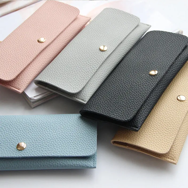 women wallet long thin envelope small new fresh students version of the