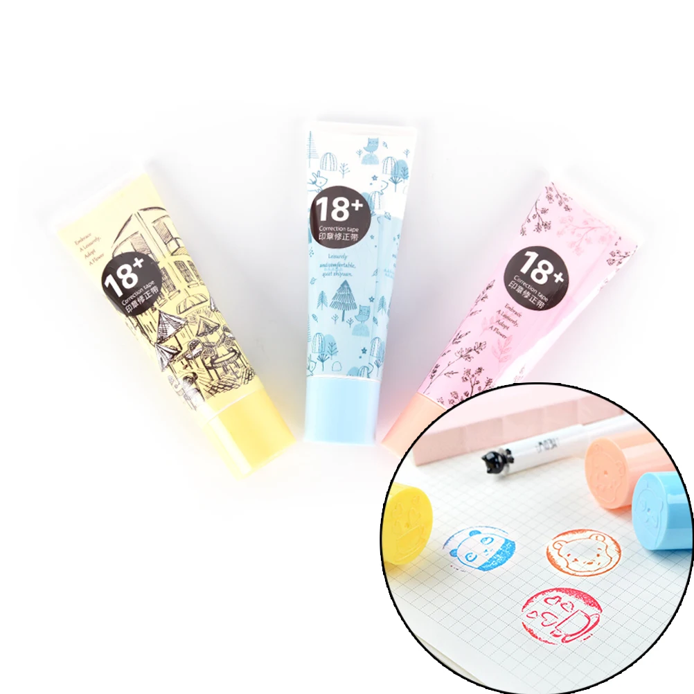 Hand Cream 6m Roller White Out School Office Study Stationery Correction Tape