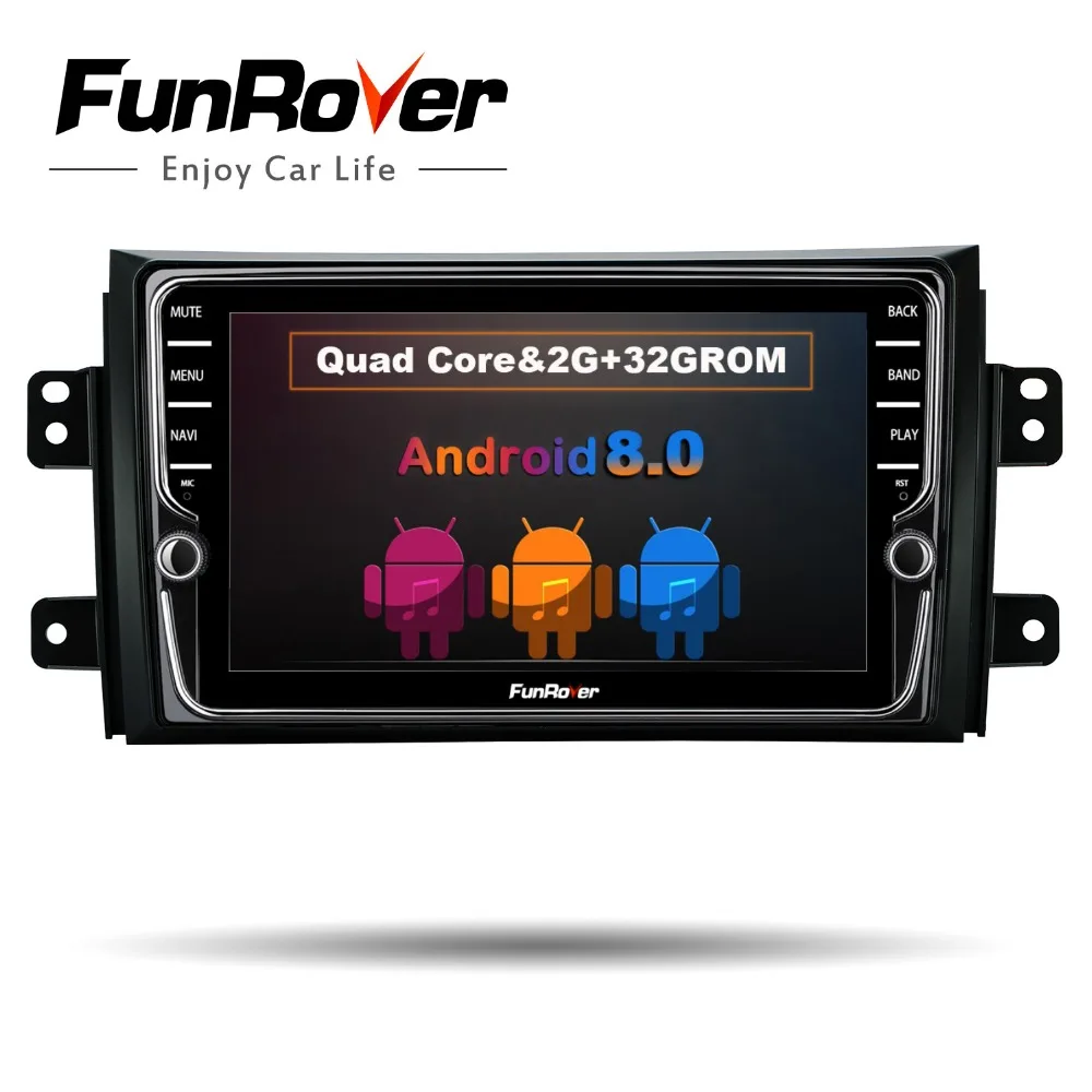 Sale Funrover unique IPS 2 din 8" Android8.0 Car video audio Multimedia Radio for Suzuki SX4 2006-2013 1024*600 wifi Bluetooth stereo 0 Sale Funrover unique IPS 2 din 8" Android8.0 Car video audio Multimedia Radio for Suzuki SX4 2006-2013 1024*600 wifi Bluetooth stereo 0
