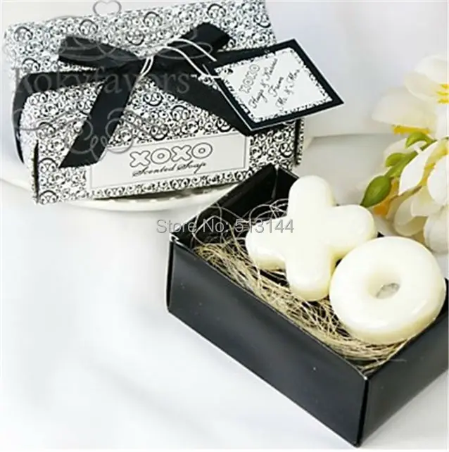 Free Shipping 100sets Hug And Kiss Scented Soap Favors Xo Soap