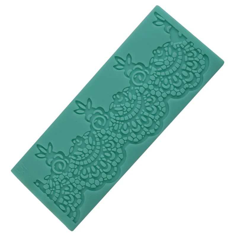 

Hot sale DIY Cake Decorating Tool Embossing Mat Silicone Mold Sugar Lace Mat Fondant Cake Lace Embossed Cake Mold