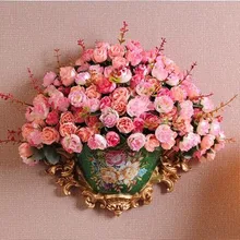 Ваза из смолы в американском стиле, фарфоровая висящая на стене, товары для украшения свадебного дома