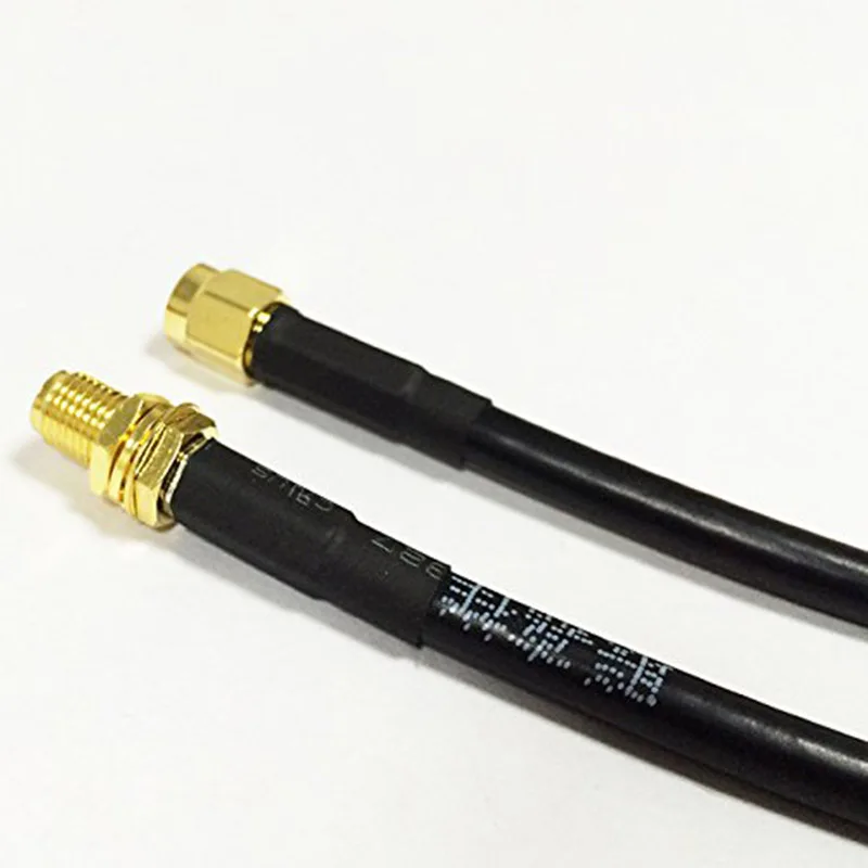 

ALLISHOP RP-SMA Male Connector to SMA Female Antenna Pigtail Cable 25M RG58