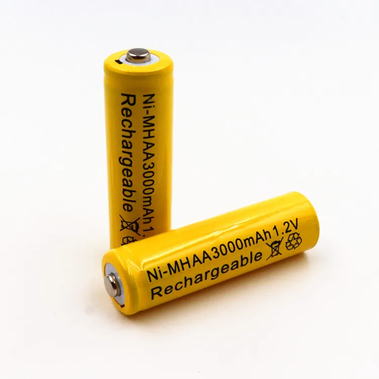Абсолютно 1,2 V AA 3000mAh+ AAA 1800mAh 1,2 v Ni-MH аккумулятор желтый аккумулятор светодиодный фонарь игрушки RC