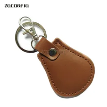 TK4100 чип(Высококачественная кожа) 125 кГц RFID проксимити-идентификатор, Токен брелок для ключей для контроля доступа