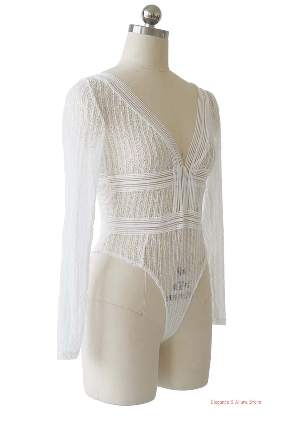lace transparent nightgown