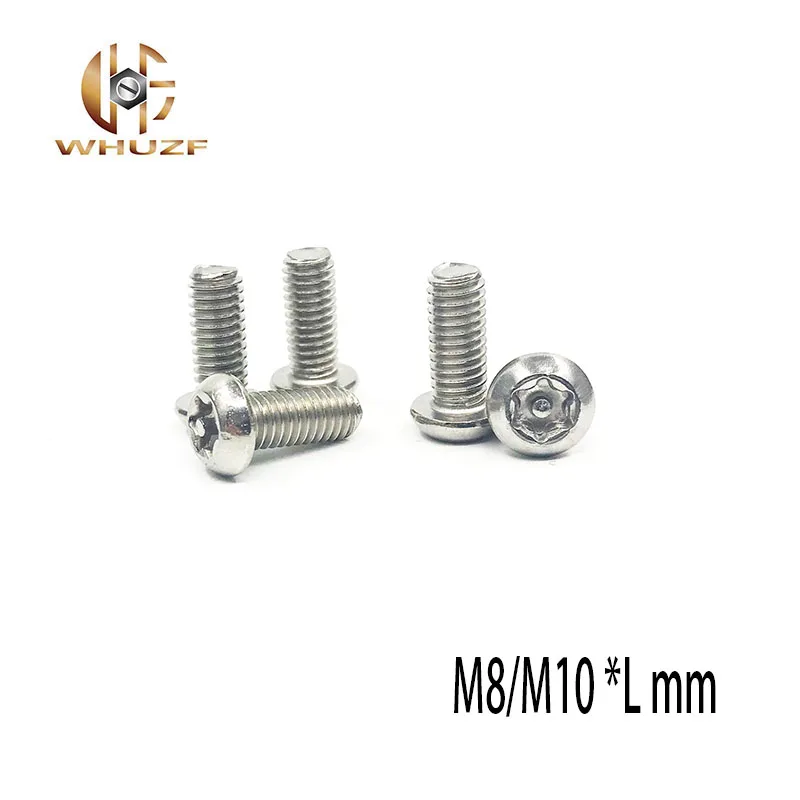 M8/m10 Gb2672 304 Stainless Steel Pan Head Torx Machine Security Screw